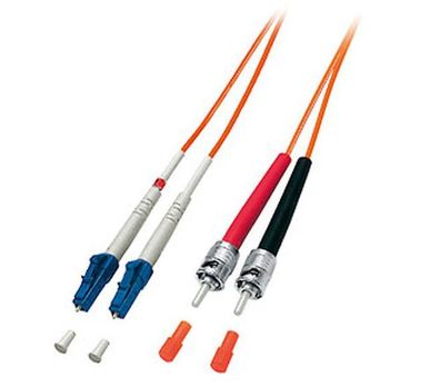 LWL Patchkabel Equip LC -> ST 10,00m Multimode Duplex OM2 or