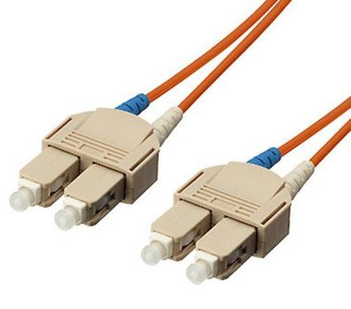 Equip 253323 LWL Patchkabel Equip SC -> SC 3,00m Multimode Duplex OM1 ora