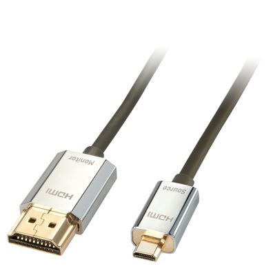 Lindy 41678 CROMO Slim HDMI High Speed A/D Kabel 3m mit Ethernet