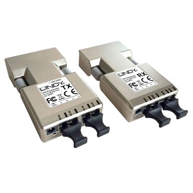 Lindy 38301 DVI-D Extender 500m Fiber/LWL 2x Duplex LC (50Ám) Multimode