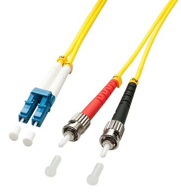 Lindy 47463 LWL-Duplexkabel LC/ST OS2 5m 9/125æm, Singlemode