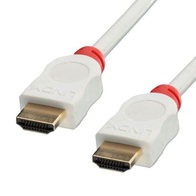 Lindy 41413 HDMI High Speed Kabel weiß 3m HDTV & HDCP kompatibel