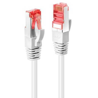 Lindy 47800 Cat6 S/FTP Kabel, weiß, 20m Patchkabel