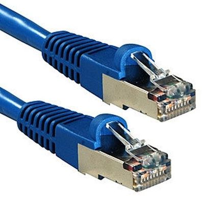 Lindy 47152 Cat6A S/FTP PIMF LSOH, blau, 7.50m Patchkabel