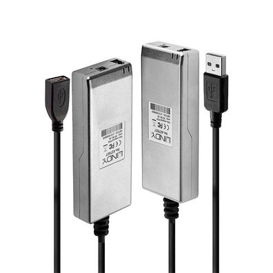 Lindy 42702 USB 2.0 MM LWL/Fibre Optic Extender 200m Multi Mode Fibre