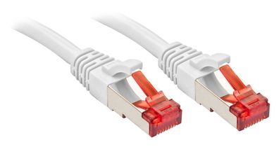Lindy 47791 Cat6 S/FTP Kabel, weiß, 0.50m Patchkabel