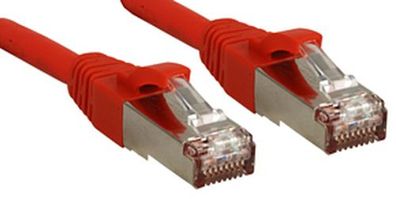 Lindy 45627 S/FTP Cat6 Kabel, rot 10m LSOH, inkl. Testprotokoll