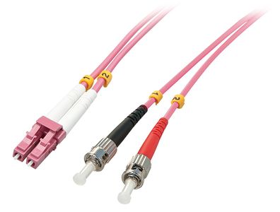 Lindy 46354 LWL-Duplexkabel LC/ST OM4 10m 50/125æm, Multimode