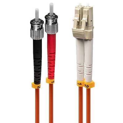 Lindy 46490 LWL-Duplexkabel LC/ST OM2 1m 50/125æm, Multimode