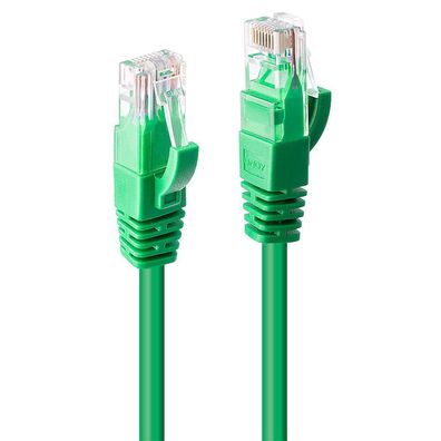 Lindy 48047 Cat6 U/UTP Kabel, grün, 1.00m
