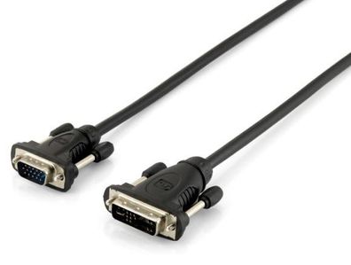 Equip 118943 VGA Kabel Equip DVI Analog 12 + 5 HDB15 1,8m schwarz