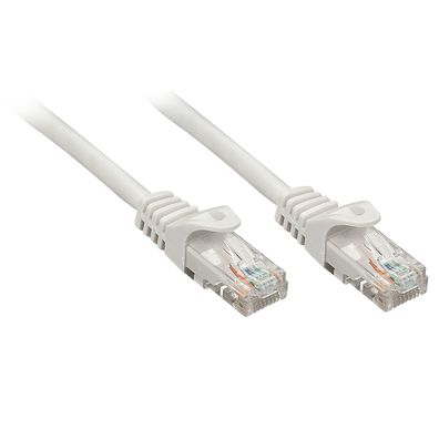 Lindy 48162 Basic Cat6 U/UTP Kabel, grau, 1.00m
