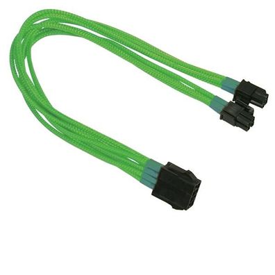 Nanoxia 8-Pin EPS Verlängerung - 30 cm - neon-grün