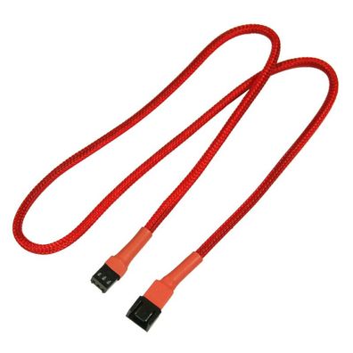Nanoxia 3-Pin Molex Verlängerung - 60 cm - rot