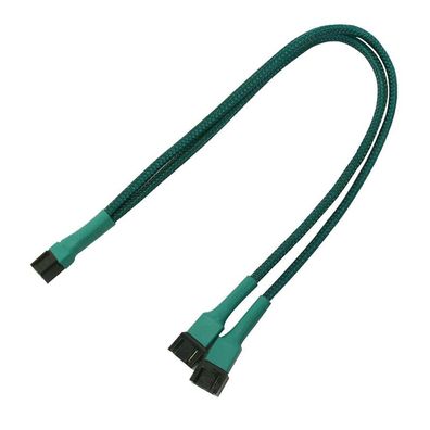 Nanoxia 3-Pin Y-Kabel - 30 cm - grün