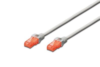 Digitus Patchkabel, Kat. 6, U/UTP, 10 m, grau