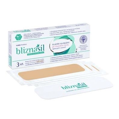 Hautvertraegliche Narbenpflaster 3er-Set - dezente Abmessung 17x3,5cm