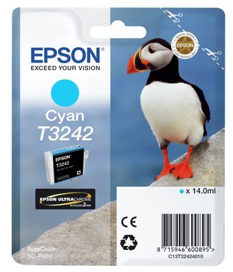 Epson C13T32424010 Epson Tintenpatrone cyan T 324 T 3242