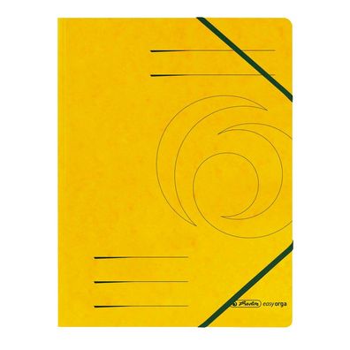 Herlitz 11387164 Eckspanner easyorga A4 Karton gelb