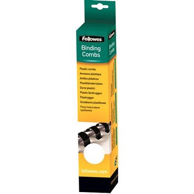 Fellowes Plastikbinder?cken, DIN A4, 21 Ringe, 14 mm, weiá