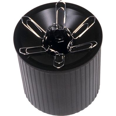 helit H6390895 Klammernspender Linear, aus Polystyrol, schwarz