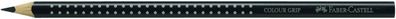 3x Faber-Castell 112499 Buntstift Colour GRIP schwarz