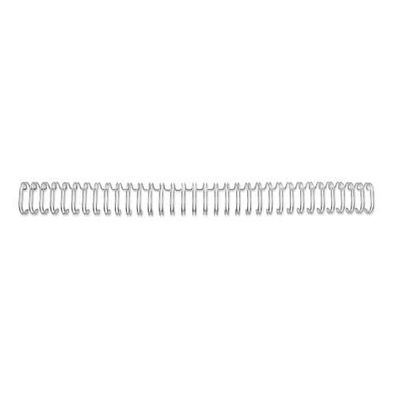 GBC Drahtbinder?cken WireBind, A4, 34 Ringe, 12,5 mm, silber