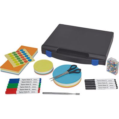 MAUL 63960-99 Moderationskoffer, Kunststoff-Schalenkoffer, best?ückt