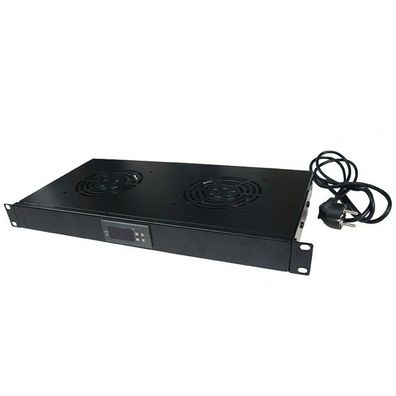 LogiLink FAU02FB 19" Bel?üftungseinheit 1 HE 2 x 120 mm Lü?fter