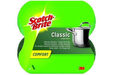 2x Scotch-Brite CLCNS2 Topfreiniger Classic Comfort Farbe grü?n