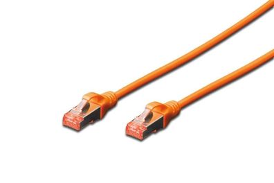 Digitus Patchkabel, Kat. 6, S/FTP, 0,5 m, orange