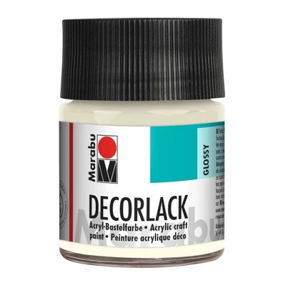 MARABU 11300 005 100 Decorlack Acryl, 50ml, farblos
