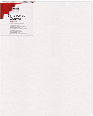 KREUL 594050 Keilrahmen Stretched Canvas, 400 x 500 mm, weiß