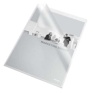 Esselte Sichth?llen Standard, DIN A4, PP, genarbt, 0,12 mm