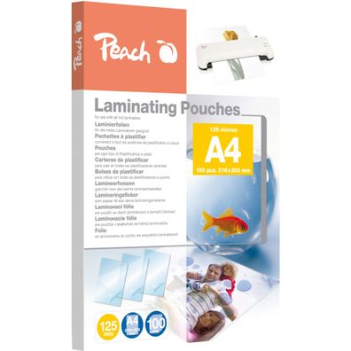 Peach PP525-02 PEACH Lamnierfolie 125mic DINA4 100 Stk