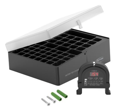 Ansmann 1900-0041-1 48er Batteriebox inkl. Batterietester (Lieferung ohne Batterien)