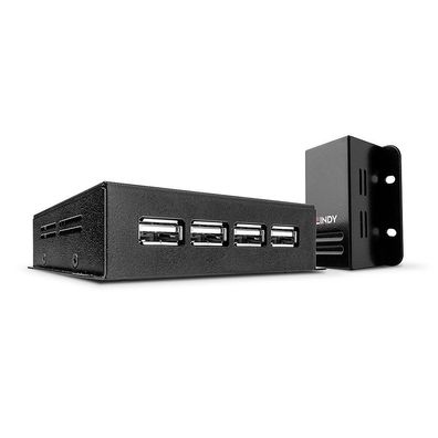 USB 2.0 Cat.5 Extender 50m, Power over RJ45, 4 Port