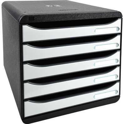 Exacompta Schubladenbox BIG-BOX PLUS, 5 Sch?be, weiá