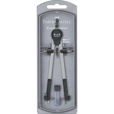 FABER-CASTELL Riesenteilzirkel, silber / schwarz