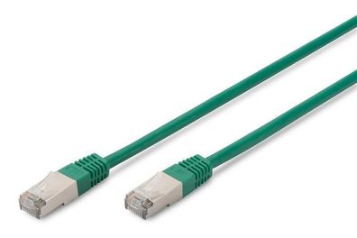 Digitus Patchkabel Premium, Kat. 5e, SF/UTP, 0,5 m, gr?n