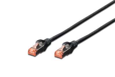 Digitus Patchkabel, Kat. 6, S/FTP, 10,0 m, schwarz