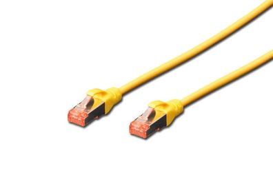 Digitus DK-1644-010/Y Patchkabel Kat. 6 S/FTP 1,0 m gelb