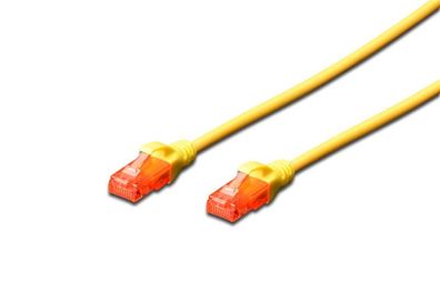 Digitus Patchkabel, Kat. 6, U/UTP, 3,0 m, gelb