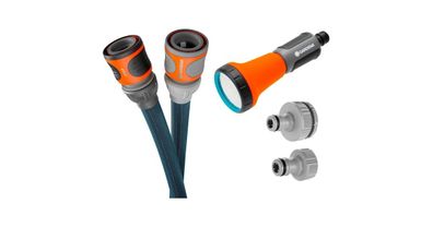 Gardena Textilschlauch Liano Xtreme 1/2", 15 Meter Set (dunkel