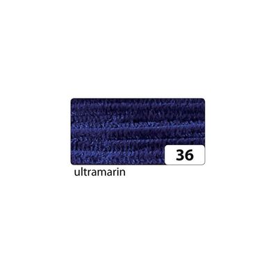 Folia 77836 Chenilledraht - 8 mm, 10 Stück, ultramarin