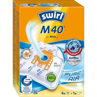 Swirl® 832366 Staubfilter-Beutel - Marke Miele - M 40/M54 AirSpace