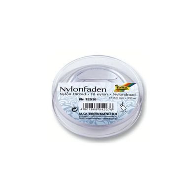 FOLIA 12916 Nylonfaden auf Spule, Ø0,16mmx100m