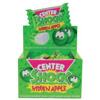 CENTER SHOCK 139350009 Kaugummi Center Shock Apfel 100 Stück