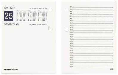Zettler 338-0000 Ersatzumlegeblock - 1 Tag / 2 Seiten, 11 x 15 cm