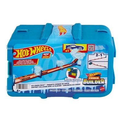 Mattel Hot Wheels Track Builder Ice Crash Pack HKX40 - Mattel